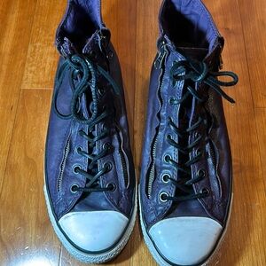 Converse x John Varvatos Dark Purple High Top Sneakers